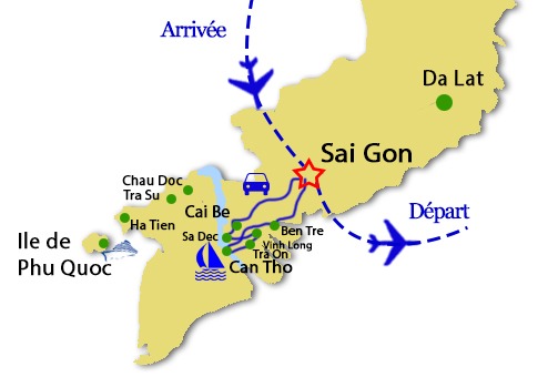 Circuit au delta du M&eacute;kong Vietnam Croisi&egrave;res et lodges de charme avec la'gence de voyage locale sur mesure Tonkin Voyage